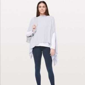 Lululemon Forward Flow Shawl Cape in Gray